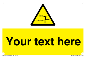 Custom warning water cannon